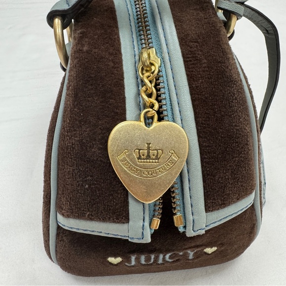 Vintage Juicy Couture Mini Bowler Bag Purse American Princess Handbag Y2K RARE - Picture 5 of 15
